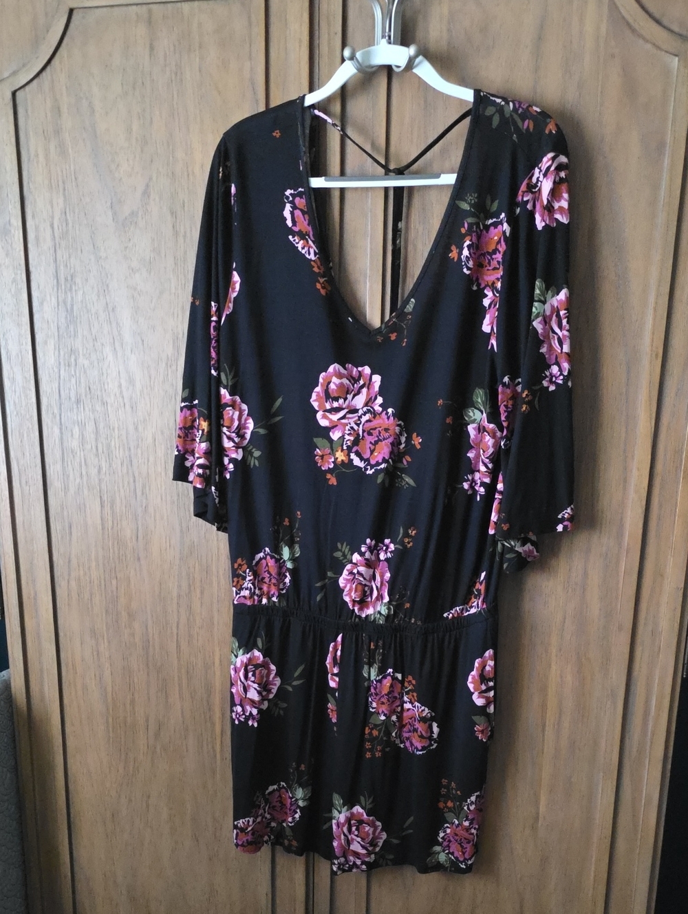 Lascana Nwt Size L Shorts Romper Lowcut Back With Tie